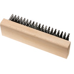Item 790907, Flat block handle wire brush for surfaces where extra pressure is required