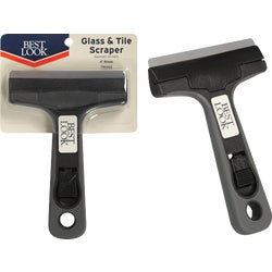 Item 791343, The Glass &amp; Tile Scraper features a comfortable handle and a 4 In.