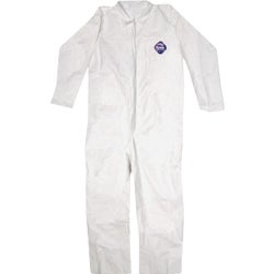 Item 793136, DuPont Tyvek Coveralls are  made of heavy-duty and impenetrable Tyvek 