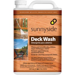 Item 793549, Sunnyside Ready-To-Use deck and fence wash cleans and removes dirt, mildew