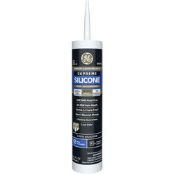 Item 793580, GE Supreme Silicone Window and Door sealant is a 100% waterproof sealant 
