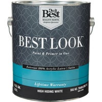 HW41W0850-16 Best Look 100% Acrylic Latex Paint & Primer In One Satin Exterior House Paint