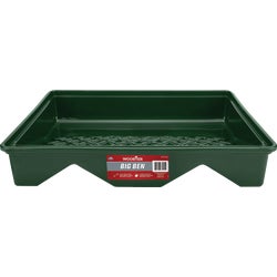 Item 794978, Big 21 In. polypropylene tray provides roll-off area for 18 In. frames.
