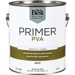 Item 797825, Quality primer that seals the surface on new drywall or previously painted 