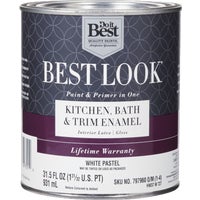 HW37W0727-14 Best Look Latex Paint & Primer In One Kitchen Bath & Trim Enamel Gloss Interior Wall Paint