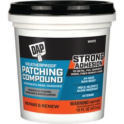 Item 798021, DAP Weatherproof Patching Compound is formulated with innovative Weather 