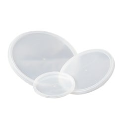 Item 799924, Flexible, plastic injection molded lid features snap-on closure to provide 