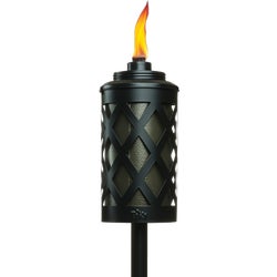 Item 800014, Urban metal patio torch gives natural light ambience and has a stylish 