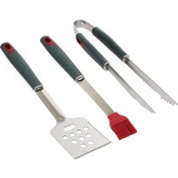 40025 GrillPro 3-Piece Resin Handle Barbeque Tool Set