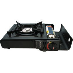 Item 800188, Click2Cook butane powered portable stove.