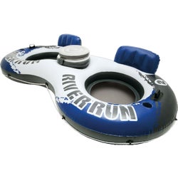 Item 800190, Tube pool float includes 5 air chambers, 2 heavy-duty handles, 2 cup 
