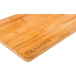 Item 800294, Magnetic Bamboo Cutting Board fits on all Traeger Grill folding front 