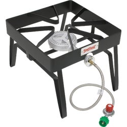 Item 800309, 16 In. x 16 In. large cooking surface. 6 In. cast-iron fry burner. 36 In.