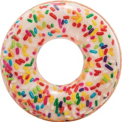 Item 800474, Sprinkle Donut Inner Tube float features a fun donut design and photo real 