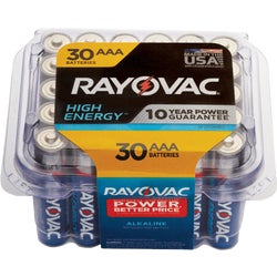 Item 800563, Power your household with Rayovac High Energy AAA Alkaline Batteries.