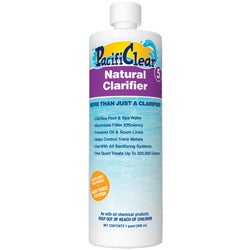 Item 800587, Clarifier with natural properties clarifies pool and spa water.