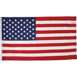Item 800619, Printed polycotton American flag.