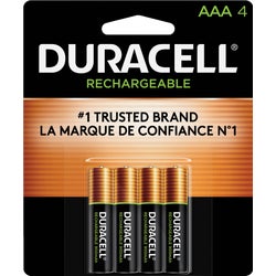 Item 800721, Duracell Long Life ion core rechargeable battery comes pre-charged and 