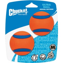 Item 800788, Ultra Ball dog toy developed to have a high bounce and high buoyancy.