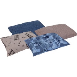 Item 800850, Knife edge pet pillow in assorted printed plaid colors.
