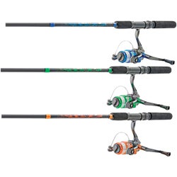 Item 800938, Ideal rod &amp; reel combo for youth and beginning anglers.