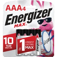 E92BP-4 Energizer Max AAA Alkaline Battery