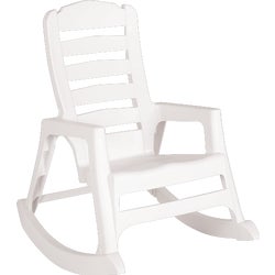 Item 800993, Stackable rocking chair is designed for long-lasting comfort. Curved seat.
