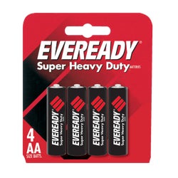 Item 801119, Super heavy-duty AA carbon zinc batteries are useful for keeping your 