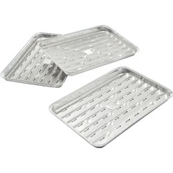 Item 801162, Aluminum foil trays for cooking smaller items on the grill.
