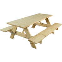 144242 Outdoor Essentials Untreated Picnic Table