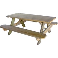 106116 Outdoor Essentials Pressure-Treated Wood Picnic Table