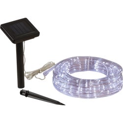 Item 802074, Solar rope light made of durable plastic. Includes 27.
