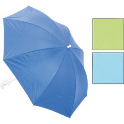 Item 804401, This personal umbrella is 58" diameter and offers sun protection of UPF 50
