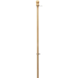 Item 805150, 5-foot flag pole with a 1-inch diameter.