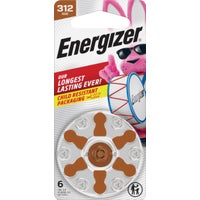 AZ312DP-8 Energizer EZ Turn & Lock Hearing Aid Battery