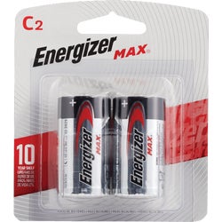 Item 806364, Alkaline C batteries that provide reliable, long lasting power.