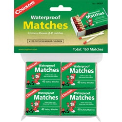 Item 806390, Waterproof matches ideal for hunting, fishing, camping, and working 