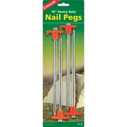 Item 808091, Made of heavy-duty plated steel, these iconic pegs will reliably penetrate 
