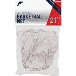 Item 809110, All weather 21-inch basketball net. 12-loop hourglass style.