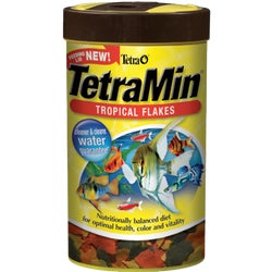 Item 809414, TetraMin tropical fish food flakes.