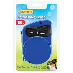 Item 810359, Retractable cord leash featuring one-click operation.