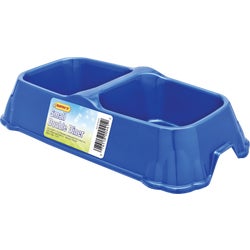 Item 810479, Durable plastic, dishwasher safe pet food bowl.