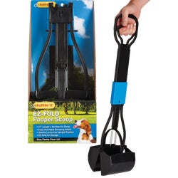 Item 810625, EZ-Fold, pet waste scoop. Features convenient, one-hand scooping action.