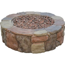 Item 810725, Petra Fire 36-inch gas fire pit with 50,000 BTU's (British Thermal Unit) 