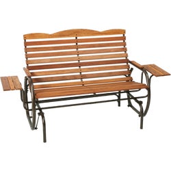 Item 817112, Durable gliding bench which provides comfort and functionality with a 