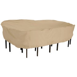 Item 817708, Fits rectangular/oval tables and 6 standard chairs.
