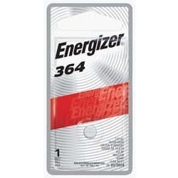 Item 817953, Energizer 364 silver oxide button cell battery with durable, reliable power