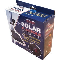 Item 818127, Energy saving solar residential flag pole light provides the proper 