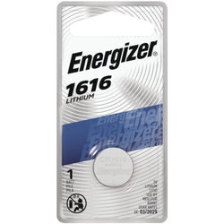 Item 819565, Energizer 1616 lithium coin 3V battery delivers long-lasting, dependable 