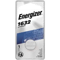 Item 820555, Energizer 1632 lithium coin 3V battery delivers long-lasting, dependable 